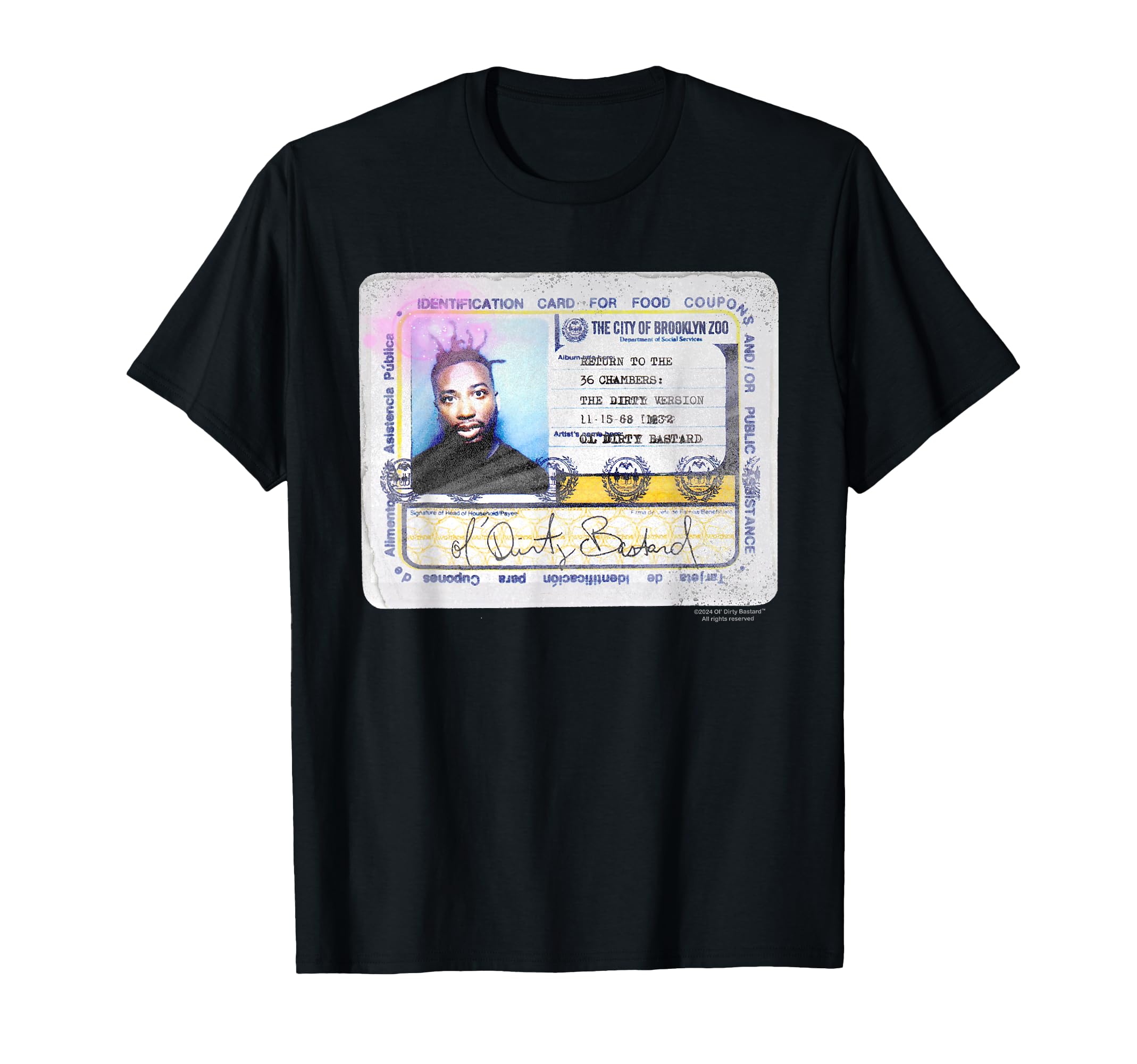 ODB Ol Dirty Ba-ID Return 36 Chambers Wu Tang Zoo Raw T-Shirt